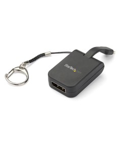 StarTech.com Adattatore compatto da USB C a DisplayPort 1.4 - 8K 60Hz 4K Convertitore video da USB-C a DP con portachiavi ad
