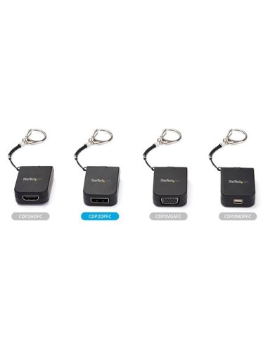 StarTech.com Adattatore compatto da USB C a DisplayPort 1.4 - 8K 60Hz 4K Convertitore video da USB-C a DP con portachiavi ad