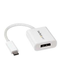 StarTech.com Adattatore video USB-C a DisplayPort - Convertitore USB Tipo-C a DP - 4k 60hz - Bianco