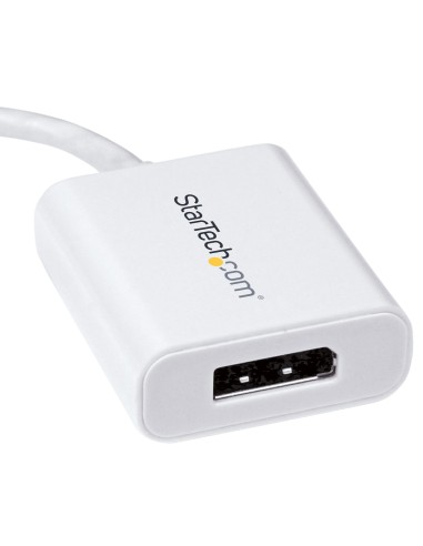 StarTech.com Adattatore video USB-C a DisplayPort - Convertitore USB Tipo-C a DP - 4k 60hz - Bianco