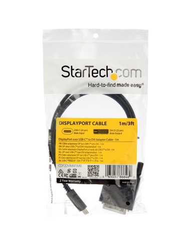 StarTech.com Cavo Adattatore USB-C a DVI da 1m - 1920x1200