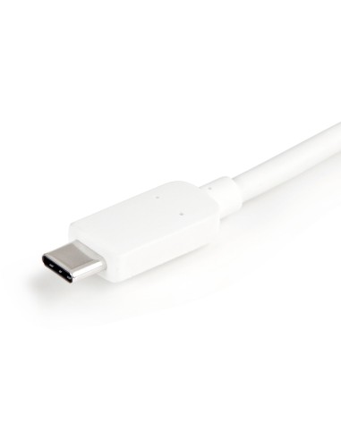 StarTech.com Adattatore Multifunzione USB-C a HDMI 4k con Power Delivery e porta USB-A - Bianco