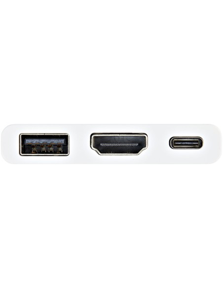 StarTech.com Adattatore Multifunzione USB-C a HDMI 4k con Power Delivery e porta USB-A - Bianco