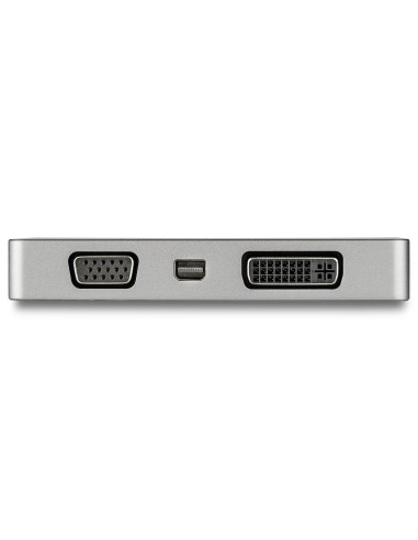 StarTech.com Adattatore Multiporta Video USB-C 4 in 1 in Alluminio - 4K 60Hz - Grigio Siderale
