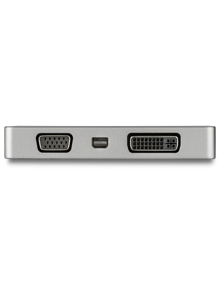 StarTech.com Adattatore Multiporta Video USB-C 4 in 1 in Alluminio - 4K 60Hz - Grigio Siderale