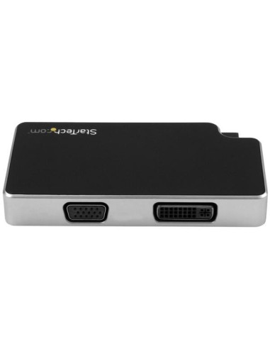 StarTech.com Adattatore da Viaggio Audio Video 3 in 1 - USB-C a VGA, DVI o HDMI - 4K