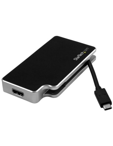 StarTech.com Adattatore da Viaggio Audio Video 3 in 1 - USB-C a VGA, DVI o HDMI - 4K