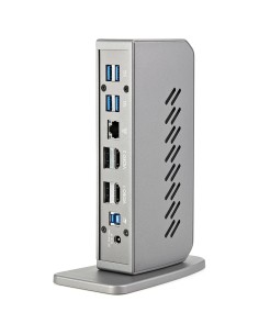 StarTech.com USB-C USB-A Dock - Docking station USB C dual monitor DisplayPort e HDMI 4K 60Hz con Ethernet - Adattatore 2