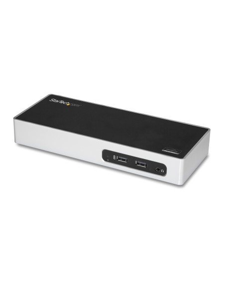 StarTech.com Docking Station USB 3.0 - Laptop Dock per doppio monitor con HDMI e DVI VGA Video - Hub a 6 porte USB 3.1 Gen 1