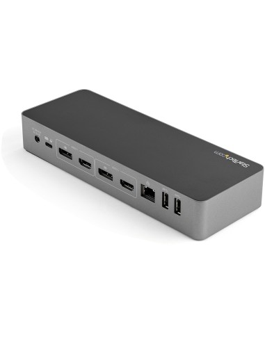 StarTech.com Docking station USB-C e USB-A - Docking station ibrida universale per computer portatili con 100W Power Delivery -