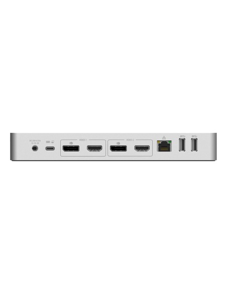 StarTech.com Dock USB-C e USB-A - Laptop Docking Station ibrida universale con doppio monitor 4K60Hz HDMI e DisplayPort - USB