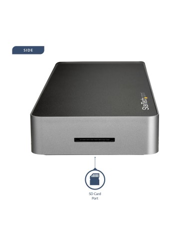 StarTech.com Docking Station USB-C per portatili a doppia uscita Video Dual-4K - USB Power Deliver 60W - Lettore Scheda Memoria