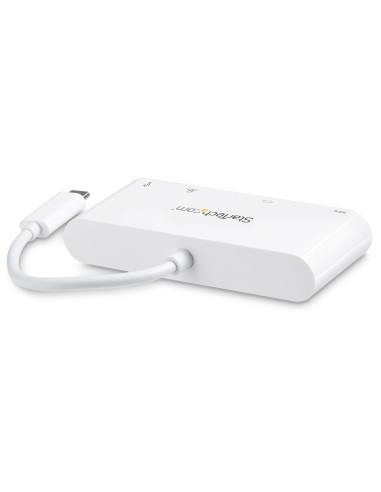 StarTech.com Adattatore Multiporta per Portatili USB-C - Power Delivery - DVI - GbE - USB 3.0