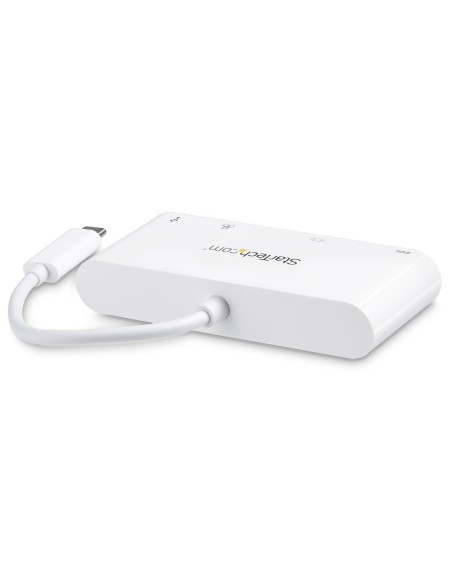 StarTech.com Adattatore Multiporta per Portatili USB-C - Power Delivery - DVI - GbE - USB 3.0