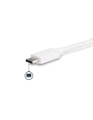 StarTech.com Adattatore Multiporta per Portatili USB-C - Power Delivery - DVI - GbE - USB 3.0