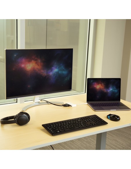 StarTech.com Adattatore Multiporta per Portatili USB-C - Power Delivery - DVI - GbE - USB 3.0