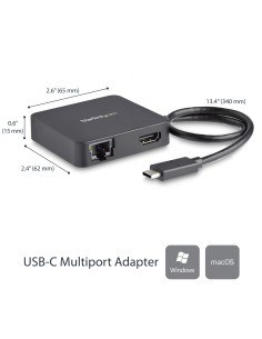StarTech.com DKT30CHD replicatore di porte e docking station per notebook Cablato USB 3.2 Gen 1 (3.1 Gen 1) Type-C Nero 2