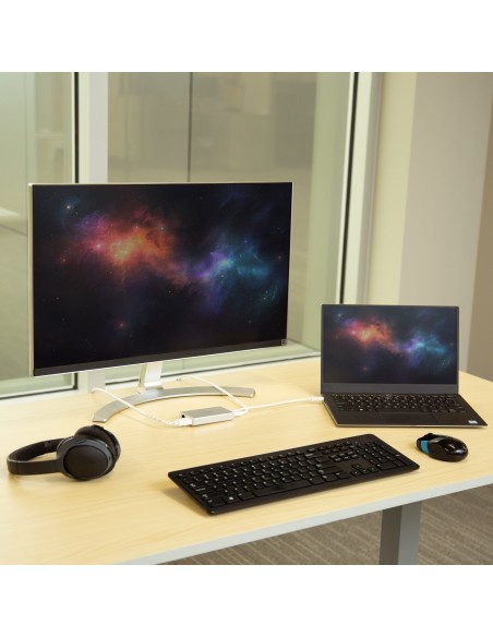 StarTech.com Adattatore Multifunzione USB-C per portatili - Power Delivery - 4K HDMI - Gbe - USB 3.0 - Bianco e Argento