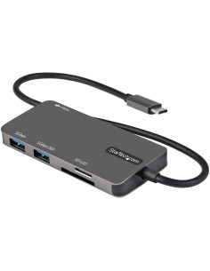 StarTech.com Adattatore multiporta USB C - Da USB-C a 4K HDMI, 100W Power Delivery Pass-through, slot SD MicroSD, Hub USB 3.0 a
