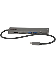 StarTech.com Adattatore multiporta USB C - Da USB-C a HDMI 2.0 4K 60Hz, 100W Power Delivery Pass-through, slot SD MicroSD, Hub