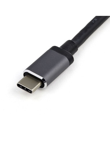 StarTech.com Adattatore multiporta USB C - Mini dock da viaggio USB-C con HDMI 4K o VGA 1080p - Hub USB 3.0 3x, SD, GbE, audio,