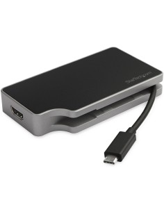 StarTech.com Adattatore video multiporta da USB C a HDMI 4K o VGA 1080p - Dock da viaggio USB tipo C con pass-through PD da