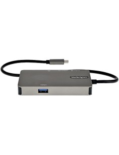 StarTech.com Adattatore multiporta USB-C a HDMI 4K 30 Hz o VGA 1080p - Convertitore USB C con HUB USB a 3 porte e 100W Power 2