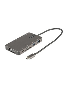 StarTech.com Adattatore Multiporta USB C - Dock da viaggio HDMI 4K 30Hz o VGA - Hub USB 3.0 5Gbps (porte USB A   USB C) - 100W