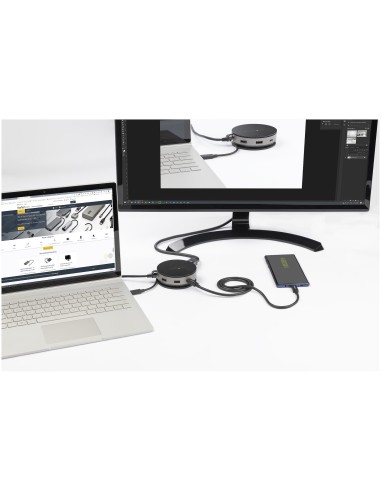 StarTech.com Adattatore multiporta USB-C - Mini Docking station USB Tipo C a HDMI  Displayport 4K 60Hz o VGA - 75W Power