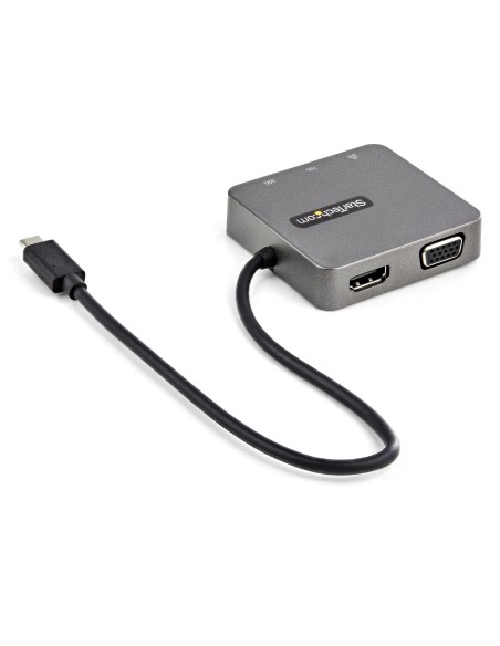 StarTech.com Adattatore multiporta USB-C a HDMI e VGA - Docking station USB 3.1 Gen 2 10Gbps - Cavo da 29 cm