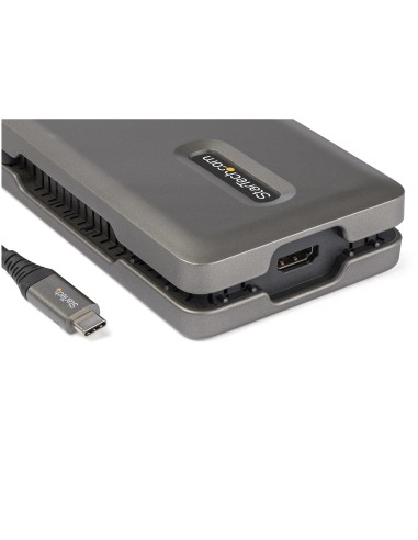 StarTech.com Adattatore Multiporta USB C - Da USB C a HDMI 2.0 4K 60Hz - Hub USB 2 Porte 10Gbps - 100W Power Delivery