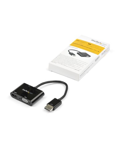 StarTech.com Adattatore DisplayPort a HDMI e VGA - 4K 60Hz
