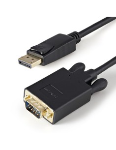 StarTech.com Cavo da DisplayPort a VGA da 1 m - Cavo adattatore da DisplayPort a VGA attivo - Video 1080p - Cavo monitor da DP