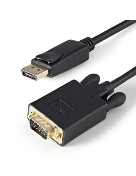 StarTech.com Cavo da DisplayPort a VGA da 1 m - Cavo adattatore da DisplayPort a VGA attivo - Video 1080p - Cavo monitor da DP