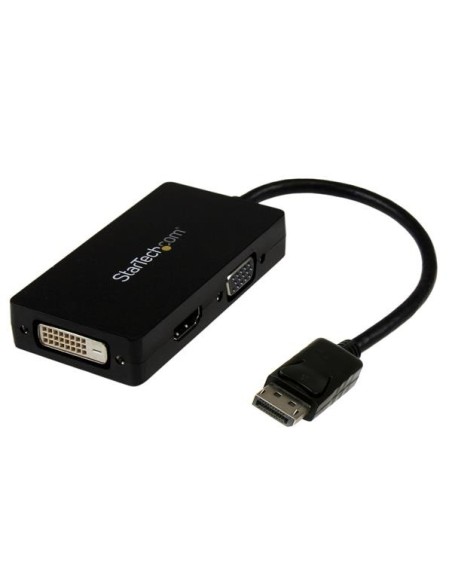 StarTech.com Cavo Adattatore 3 in 1 DisplayPort a VGA DVI HDMI - Convertitore DP a VGA HDMI DVI