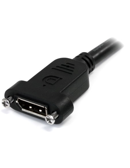 StarTech.com Cavo DisplayPort a Pannello da 1m - 4K x 2K - Adattatore DisplayPort 1.2 da Maschio a Femmina - Cavo di Prolunga