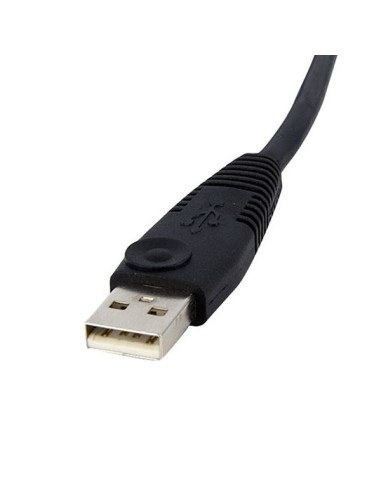 StarTech.com Cavo KVM switch DVI-D Dual Link USB 4 in 1 con audio e microfono 3,5 m