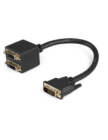 StarTech.com Cavo splitter video digitiale DVI-D a 2 DVI-D da 30 cm - M F
