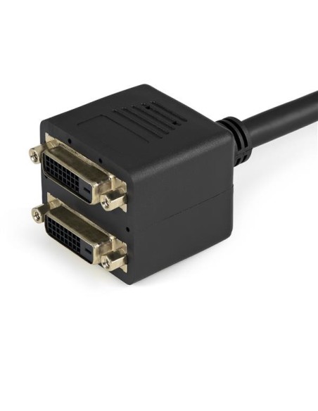 StarTech.com Cavo splitter video digitiale DVI-D a 2 DVI-D da 30 cm - M F