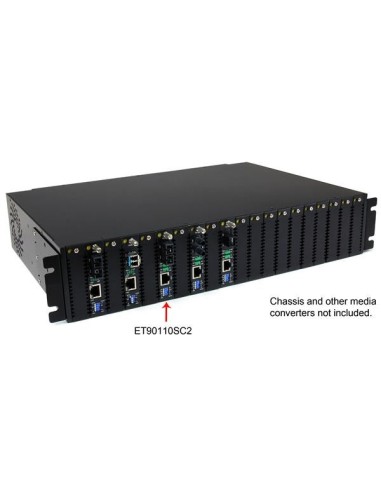 StarTech.com Convertitore media fibra multimodale 10 100 Mbps SC 2 km