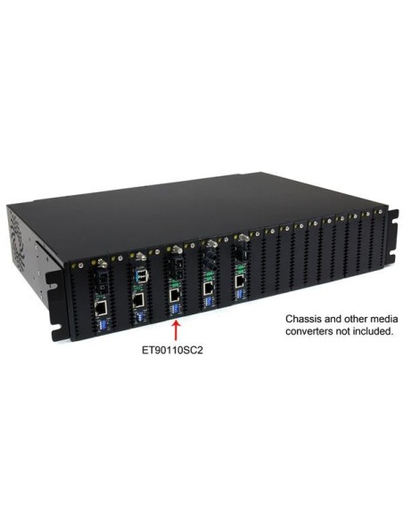 StarTech.com Convertitore media fibra multimodale 10 100 Mbps SC 2 km