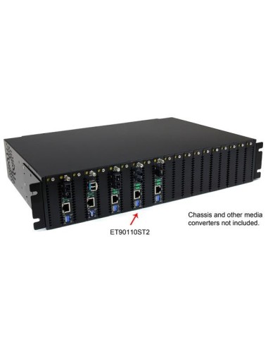 StarTech.com Convertitore media fibra multimodale 10 100 Mbps ST 2 km