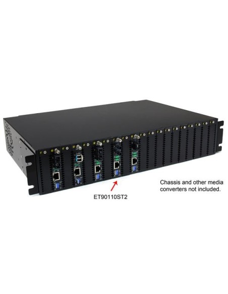 StarTech.com Convertitore media fibra multimodale 10 100 Mbps ST 2 km