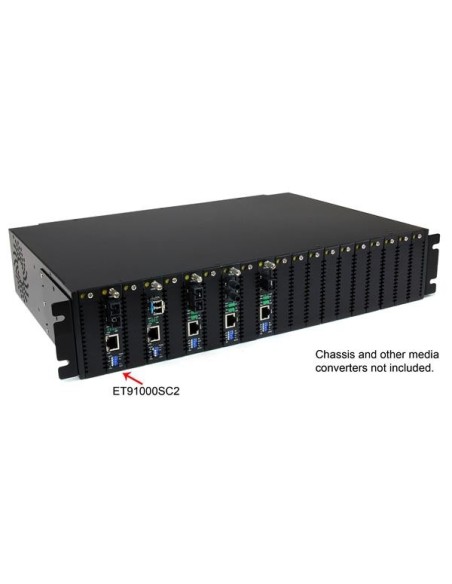 StarTech.com Convertitore media Ethernet Gigabit in fibra multimodale SC 550 m -1000 Mbps