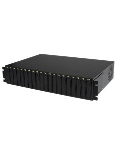 StarTech.com Chassis per convertitore media per montaggio in rack 2U da 20 slot per convertitore media in fibra ET Serie 2
