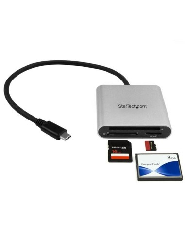 StarTech.com Lettore Multischede esterno per Flash Card SD MMC CF USB 3.1 ( Tipo-C ) Gen 1 (5Gbps)