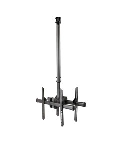 StarTech.com Supporto a Soffitto per Doppio Televisore - Staffa a Tetto per 2 Monitor con asta telescopica regolabile da 1060 a