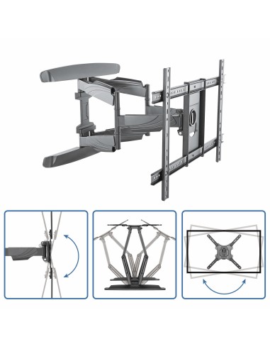 StarTech.com Supporto da TV a Schermo Piatto - Full Motion - Acciaio Robusto