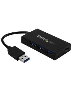 StarTech.com HB30A3A1CSFS hub di interfaccia USB 3.2 Gen 1 (3.1 Gen 1) Type-A 5000 Mbit s Nero