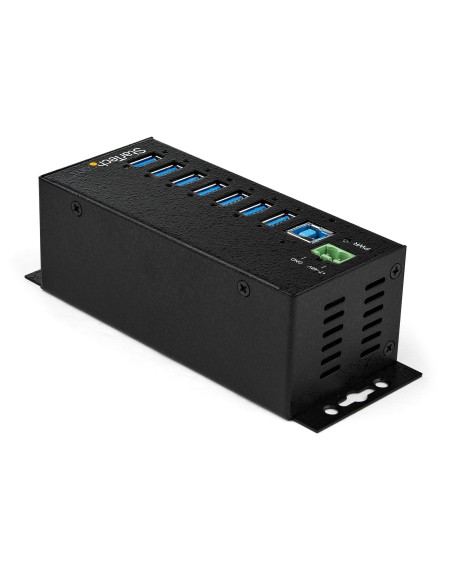 StarTech.com Hub USB a 7 porte con adattatore di alimentazione - Protezione contro le sovratensioni - Hub di trasferimento dati